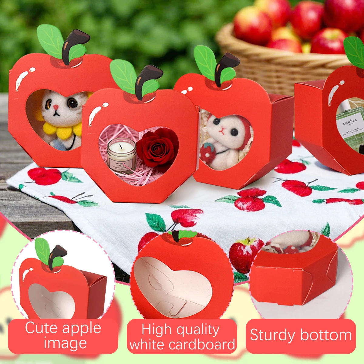 Food Like Snacks - 10/20 Pezzi Scatole Regalo a Cuore