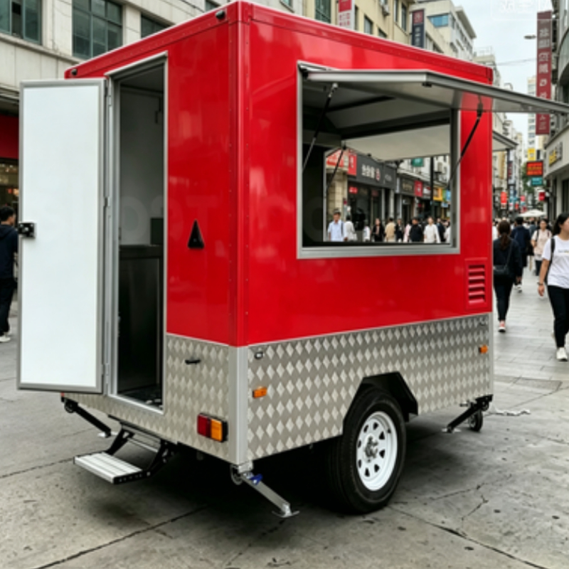 Food Truck With Snacks - Rimorchi per Cucina Mobile Fast Food