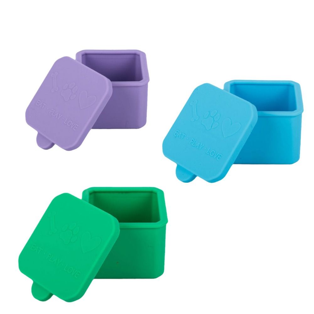 Food Snacks Distribution - Set da 1/3 Contenitori in Silicone