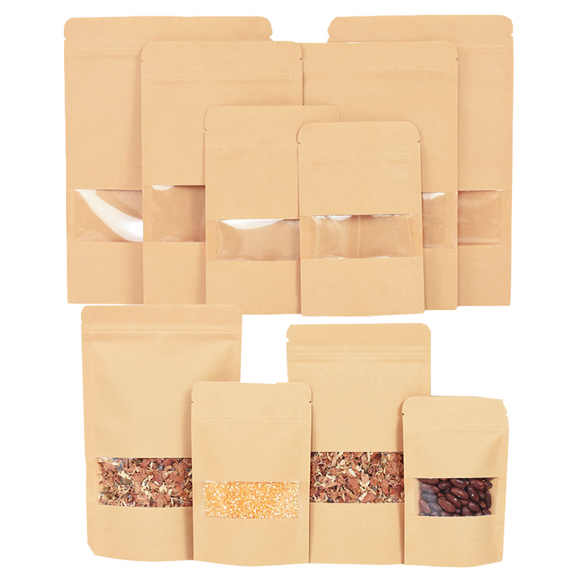 Food Like Snacks - 20/50pcs Sacchetti di carta Kraft con