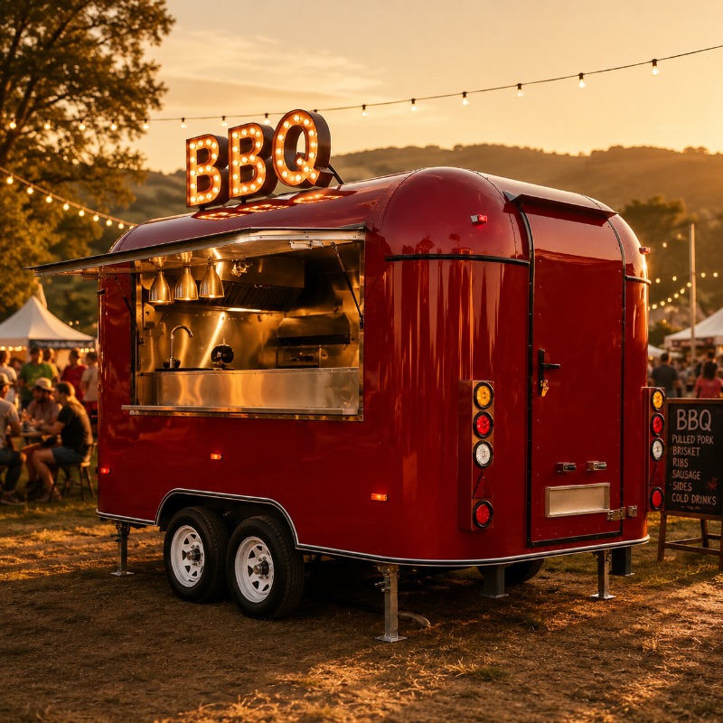 Food Truck With Snacks - Food Truck Personalizzato per Catering Stradale: