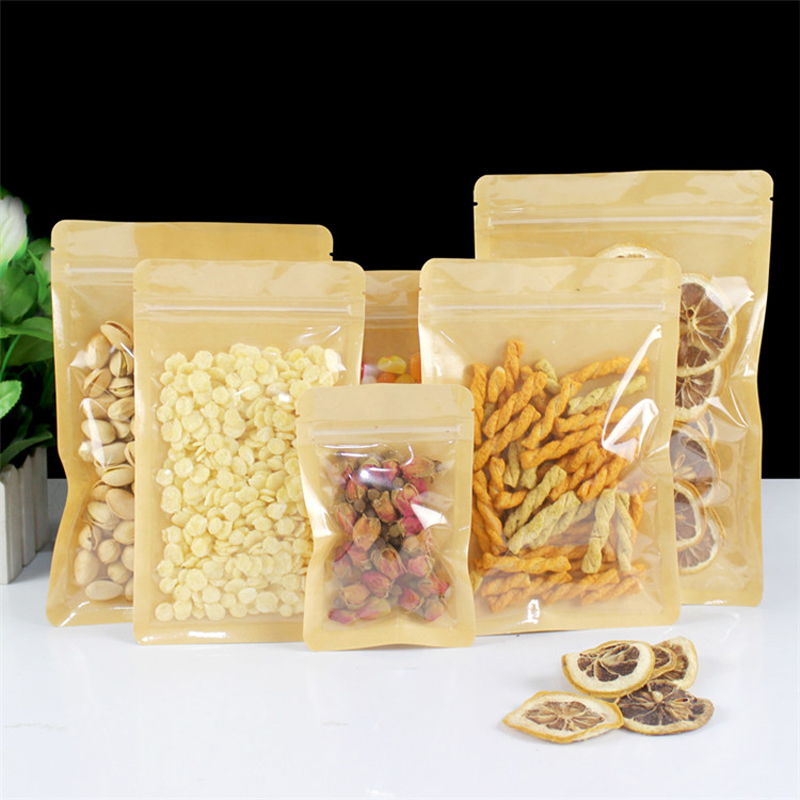 Food Like Snacks - Marrone Un Lato Trasparente Finestra di