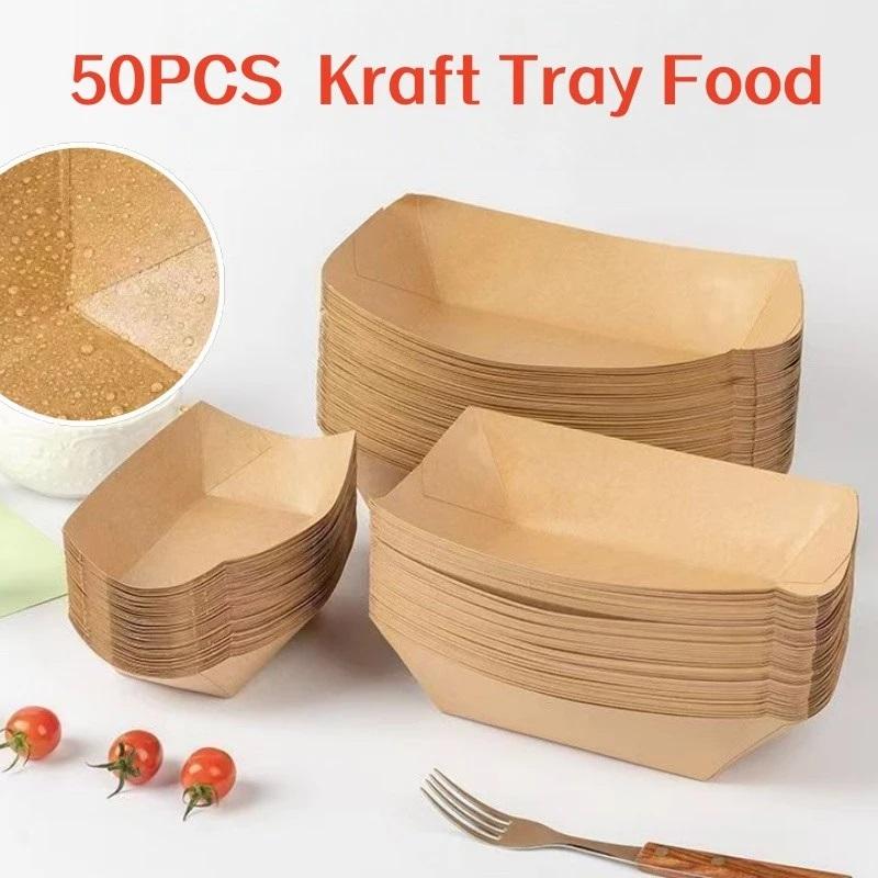 Vassoi Monouso in Carta Kraft  - Food Snacks For Camping recensione e prezzo