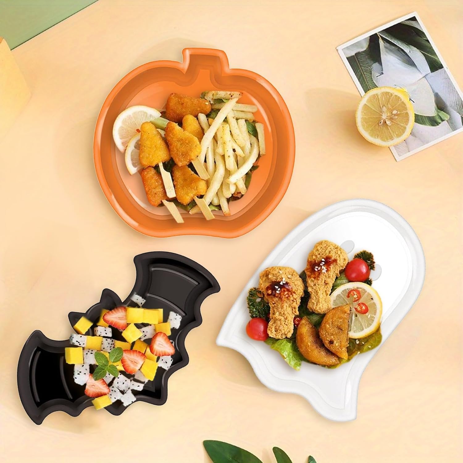 Set di Piatti Riutilizzabili p - Food Snacks Party recensione e prezzo