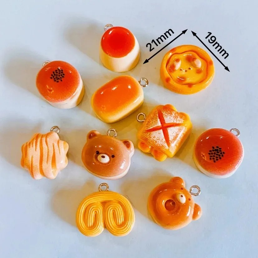 10 Pezzi Ciondoli in Resina a  - Food Snacks Party recensione e prezzo